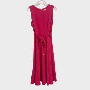 Calvin Klein Fuchsia Midi Dress